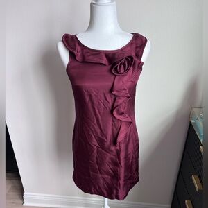 Banana Republic burgundy cocktail dress